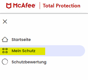McAfee Firewall Schutz